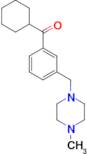 cyclohexyl 3-(4-methylpiperazinomethyl)phenyl ketone