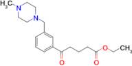 Ethyl 5-[3-(4-methylpiperazinomethyl)phenyl]-5-oxovalerate