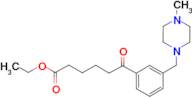 ethyl 6-[3-(4-methylpiperazinomethyl)phenyl]-6-oxohexanoate