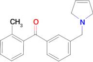 2-methyl-3'-(3-pyrrolinomethyl) benzophenone