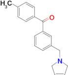 4'-methyl-3-(3-pyrrolinomethyl) benzophenone