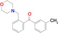 3'-Methyl-2-morpholinomethyl benzophenone