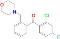 2-Chloro-4-fluoro-2'-morpholinomethyl benzophenone