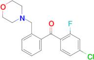 4-Chloro-2-fluoro-2'-morpholinomethyl benzophenone