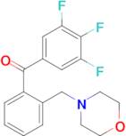 2-Morpholinomethyl-3',4',5'-trifluorobenzophenone