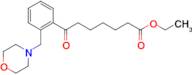 Ethyl 7-[2-(morpholinomethyl)phenyl]-7-oxoheptanoate