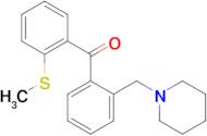 2-Piperidinomethyl-2'-thiomethylbenzophenone