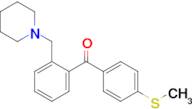 2-Piperidinomethyl-4'-thiomethylbenzophenone