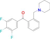 2-piperidinomethyl-3',4',5'-trifluorobenzophenone