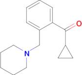 cyclopropyl 2-(piperidinomethyl)phenyl ketone