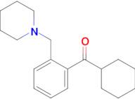 cyclohexyl 2-(piperidinomethyl)phenyl ketone