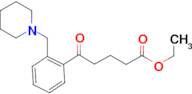 ethyl 5-oxo-5-[2-(piperidinomethyl)phenyl]valerate