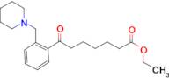 ethyl 7-oxo-7-[2-(piperidinomethyl)phenyl]heptanoate