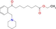 ethyl 8-oxo-8-[2-(piperidinomethyl)phenyl]octanoate