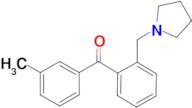 3'-methyl-2-pyrrolidinomethyl benzophenone