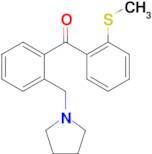 2-pyrrolidinomethyl-2'-thiomethylbenzophenone