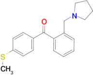 2-pyrrolidinomethyl-4'-thiomethylbenzophenone