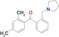 2,4-dimethyl-2'-pyrrolidinomethyl benzophenone