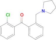 2-chloro-2'-pyrrolidinomethyl benzophenone