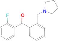 2-fluoro-2'-pyrrolidinomethyl benzophenone