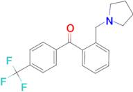 2-pyrrolidinomethyl-4'-trifluoromethylbenzophenone