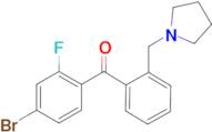 4-bromo-2-fluoro-2'-pyrrolidinomethyl benzophenone