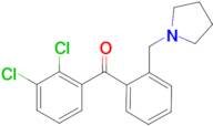 2,3-dichloro-2'-pyrrolidinomethyl benzophenone