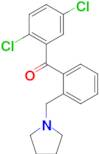 2,5-dichloro-2'-pyrrolidinomethyl benzophenone