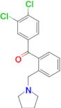 3,4-dichloro-2'-pyrrolidinomethyl benzophenone