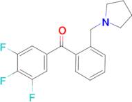 2'-pyrrolidinomethyl-3,4,5-trifluorobenzophenone