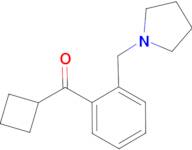 cyclobutyl 2-(pyrrolidinomethyl)phenyl ketone