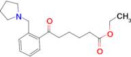 ethyl 6-oxo-6-[2-(pyrrolidinomethyl)phenyl]hexanoate