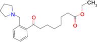 ethyl 8-oxo-8-[2-(pyrrolidinomethyl)phenyl]octanoate