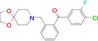 4-chloro-2'-[8-(1,4-dioxa-8-azaspiro[4.5]decyl)methyl]-3-fluorobenzophenone