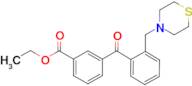 3'-carboethoxy-2-thiomorpholinomethyl benzophenone