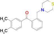 3,4-dimethyl-2'-thiomorpholinomethyl benzophenone