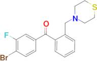 4-bromo-3-fluoro-2'-thiomorpholinomethyl benzophenone