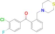 3-chloro-4-fluoro-2'-thiomorpholinomethyl benzophenone