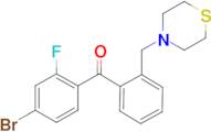 4-bromo-2-fluoro-2'-thiomorpholinomethyl benzophenone