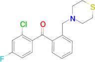 2-chloro-4-fluoro-2'-thiomorpholinomethyl benzophenone