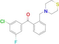 3-chloro-5-fluoro-2'-thiomorpholinomethyl benzophenone