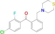 4-chloro-2-fluoro-2'-thiomorpholinomethyl benzophenone