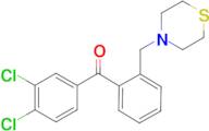 3,4-dichloro-2'-thiomorpholinomethyl benzophenone