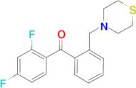 2,4-difluoro-2'-thiomorpholinomethyl benzophenone