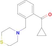 cyclopropyl 2-(thiomorpholinomethyl)phenyl ketone