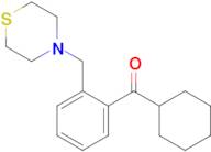 cyclohexyl 2-(thiomorpholinomethyl)phenyl ketone