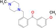 3'-methoxy-2-(4-methylpiperazinomethyl) benzophenone