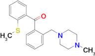 2-(4-methylpiperazinomethyl)-2'-thiomethylbenzophenone