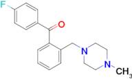 4'-fluoro-2-(4-methylpiperazinomethyl) benzophenone