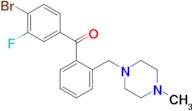 4-bromo-3-fluoro-2'-(4-methylpiperazinomethyl) benzophenone
